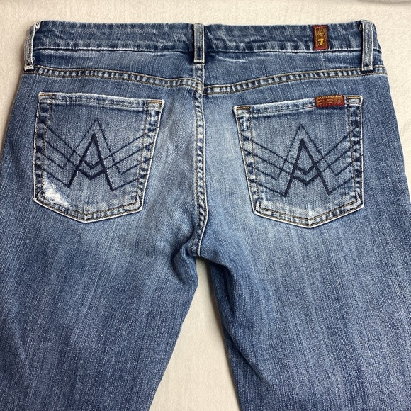 7 for all mankind A Pocket Blue jeans size 29 - Picture 6 of 11
